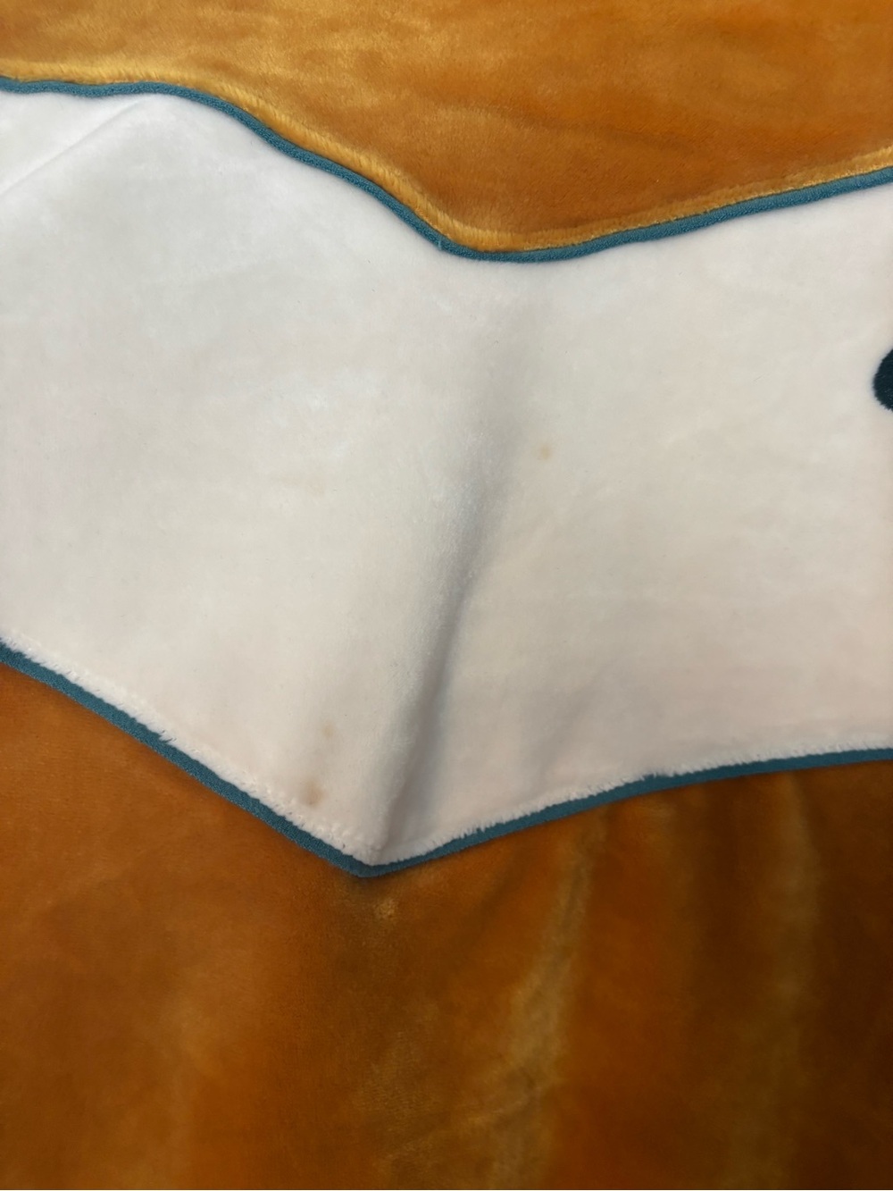 Nike Velour Crop Hoodie Large Mustard Gold Yellow Cream - Picture 5 of 6